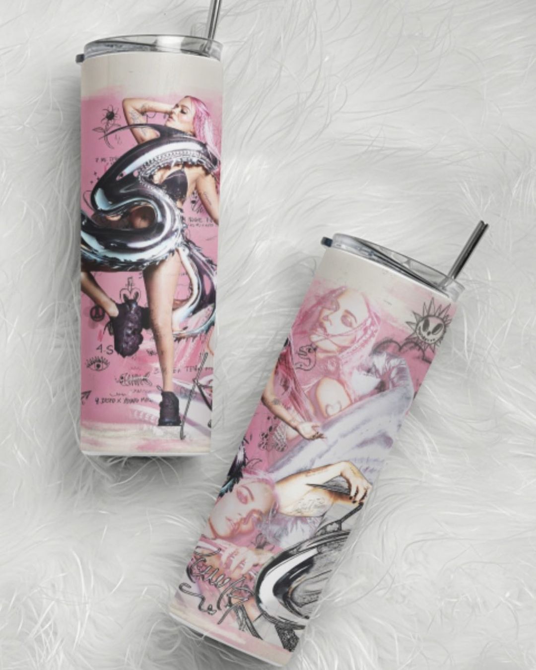 Bichota Season Karol G 20oz Skinny Metal Tumbler