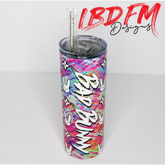 Bad Bunny Colorful Metal Tumbler