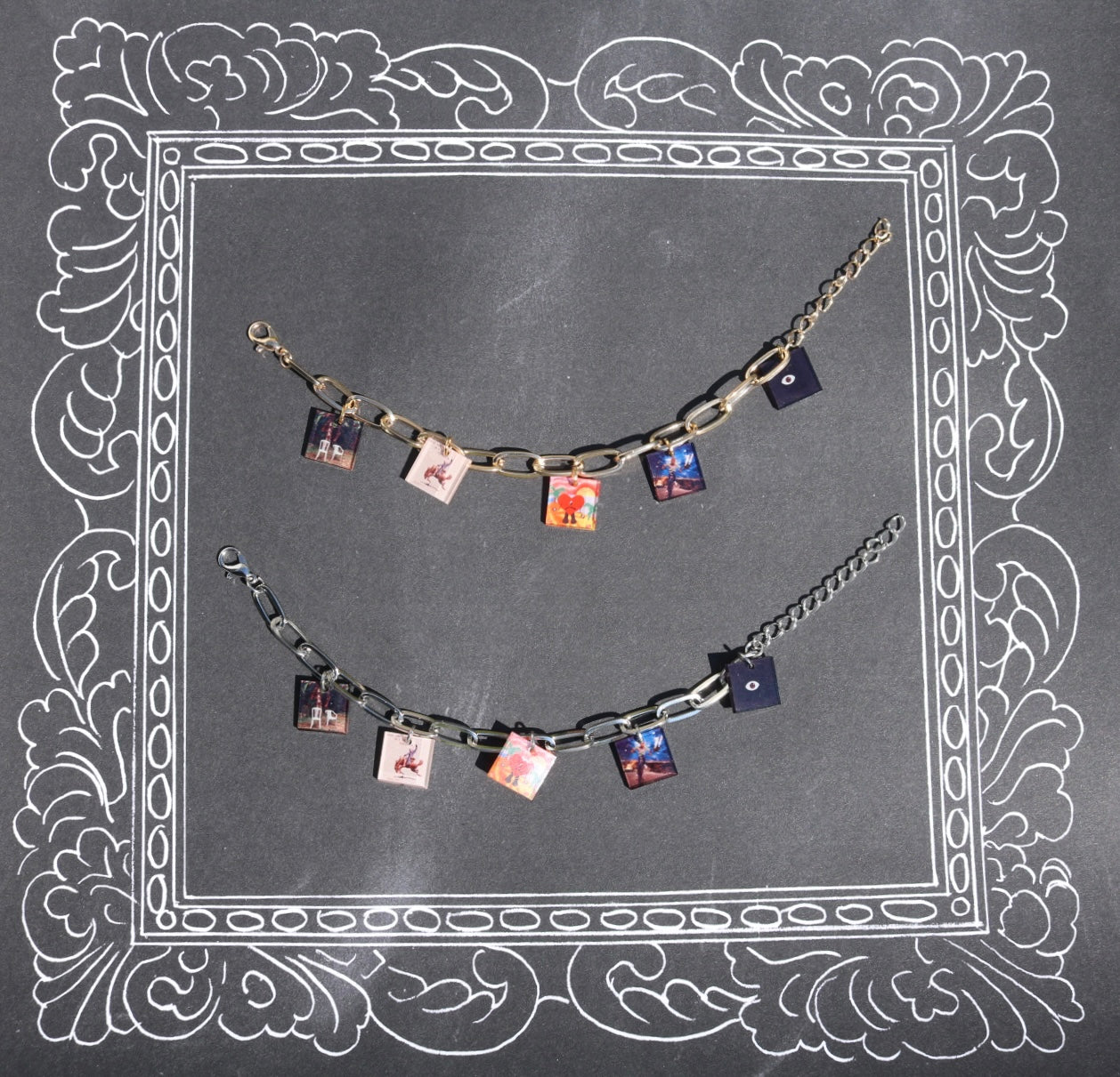 Bad Bunny Album Charm Bracelet
