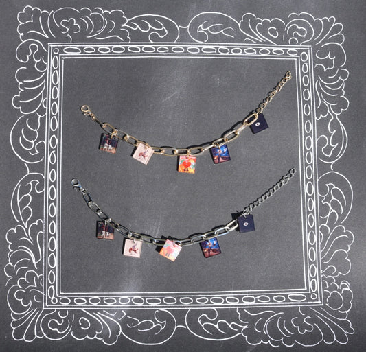 Bad Bunny Album Charm Bracelet